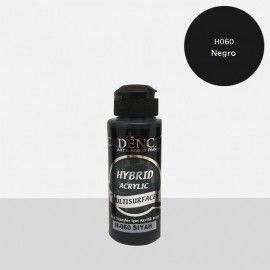 Pintura multisuperficie Hybrid de Cadence. Las mejores pinturas en L'aura Bella, tu tienda de manualidades. Negro H060