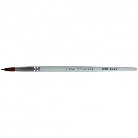 Pincel Redondo nº 4. Crafter Series S1 mango corto Artis Decor