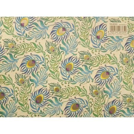 Papel de encuadernación Piume azzurre 188253 de Kartos. Los mejores productos de encuadernación en Tu tienda L'aura Bella