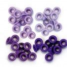 Eyelets. Ojales 41579-7. WRMK. Tonos Purple, morado. El mejor scrapbooking en L'aura Bella