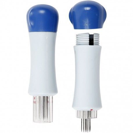 Punzón de plástico para fieltrar hasta 7 agujas (incluidas). 41233. L'aura Bella tu tienda de lana cardada