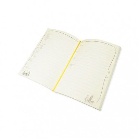 Libro de viajes en italiano e inglés.. Todo de encuadernación artesanal en L'aura Bella. AZ5196