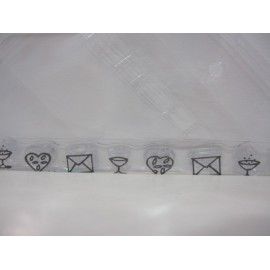 Sello acrílico: Cenefa con...