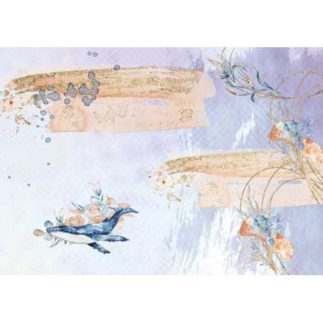 Tela encuadernación decorada. Sea Breeze. PFY-3542. Los mejores productos de encuadernacion en tu tienda L'aura Bella