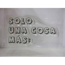 Frase: solo una cosa más.