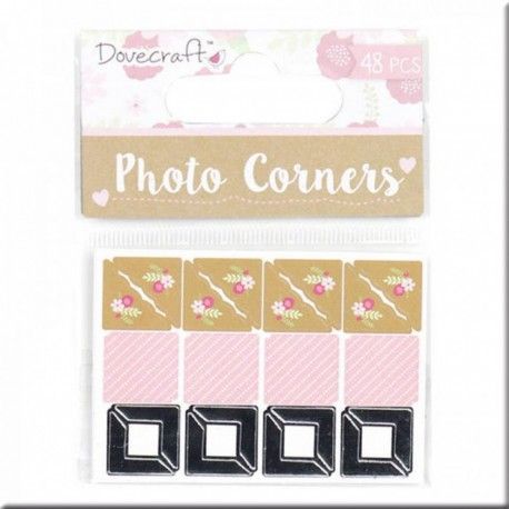 Photo Corners pegatina. Dovecraft Planner Accesory. Lo mejor de scrapbooking en tu tienda L'aura Bella