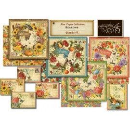 Seasons, coleccion scrapbooking de Graphic 45, 4501624-1. El mejor scrap en L'aura Bella tu tienda online