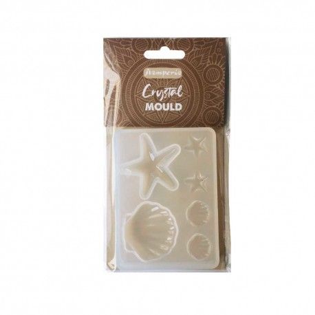 Crystal Mould Shells de Stamperia. Molde KACM01. Los mejores moldes en L'aura Bella tu tienda online