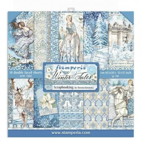 Winter Tales colección scrapbooking Stamperia SBBL76. El mejor scrap en L'aura Bella tu tienda online