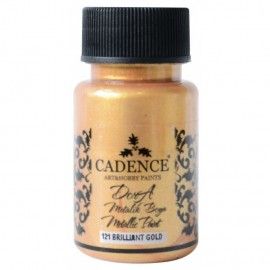 Oro Brillante. Dora metallic paint de Cadence. DO121. Todo Cadence en L'aura Bella tu tienda online