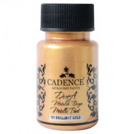 Oro Brillante. Dora metallic paint de Cadence. DO121. Todo Cadence en L'aura Bella tu tienda online