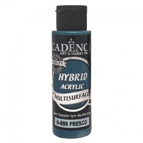 Pintura multisuperficie Hybrid de Cadence. Las mejores pinturas en L'aura Bella, tu tienda de manualidades. Azul Fresco H099