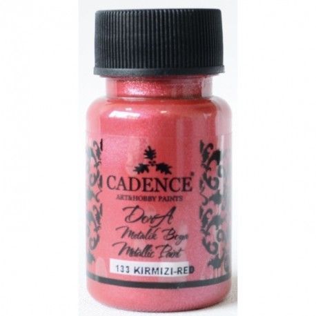 Rojo. Dora metallic paint de Cadence. DO133. Todo Cadence en L'aura Bella tu tienda online
