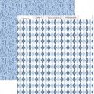 Papel Scrapbooking Comunión niño: rombos y letras. SCP-246. Todo Dayka Trade en L'aura Bella, tu tienda online