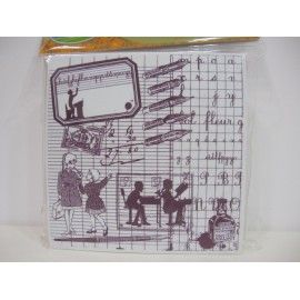 Sello de caucho con base de...