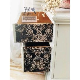Dark Damask. Decoupage Decor Tissue Paper Mulberry. 647704. ReDesign y  Prima en L'aura Bella tu tienda online
