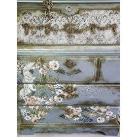 Washed Damask. Decoupage Decor Tissue Paper Mulberry. 647742. ReDesign de Prima Marketing en L'aura Bella tu tienda online
3