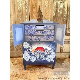 Skull Chinoiserie. CeCe ReStyled. Decoupage Decor Tissue Paper Mulberry. 654313. ReDesign en L'aura Bella tu tienda online 7