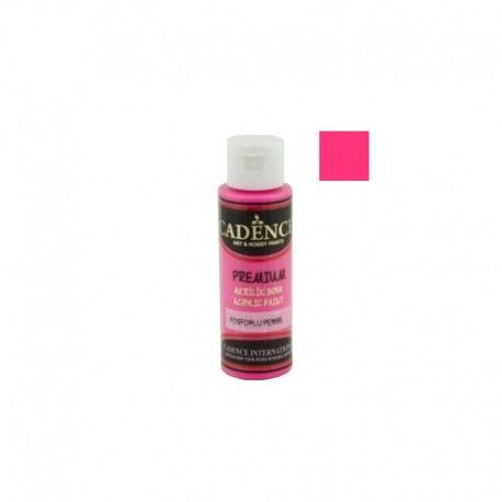 Pintura acrílica Premium de Cadence. Las mejores pinturas en L'aura Bella, tu tienda de manualidades. Fluor Rosa. PRE12629