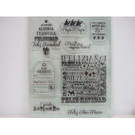 8 Sellos navideños "el...