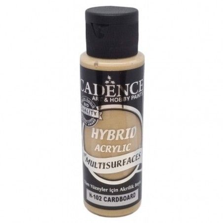 Pintura multisuperficie Hybrid de Cadence. Las mejores pinturas en L'aura Bella, tu tienda de manualidades. Cardboard H102