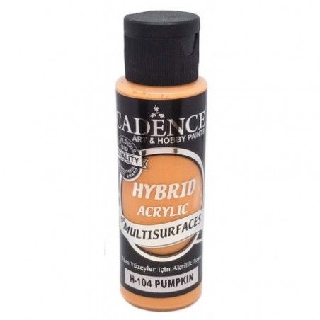Pintura multisuperficie Hybrid de Cadence. Las mejores pinturas en L'aura Bella, tu tienda de manualidades. Pumpkin H104