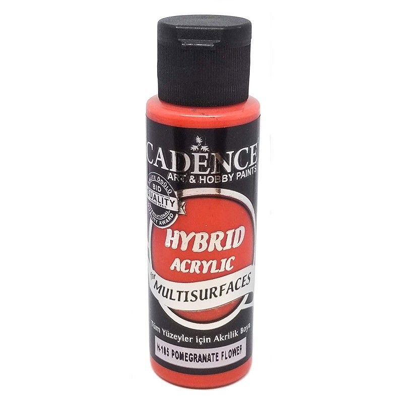 Pintura multisuperficie Hybrid de Cadence. Las mejores pinturas en L'aura Bella, tu tienda de manualidades. Pomegranate H105