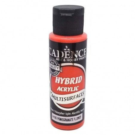 Pintura multisuperficie Hybrid de Cadence. Las mejores pinturas en L'aura Bella, tu tienda de manualidades. Pomegranate H105