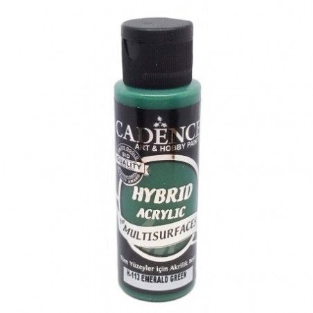 Pintura multisuperficie Hybrid de Cadence. Las mejores pinturas en L'aura Bella, tu tienda de manualidades. Emerald H113