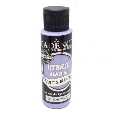Pintura multisuperficie Hybrid de Cadence. Las mejores pinturas en L'aura Bella, tu tienda de manualidades. Light Violet H114