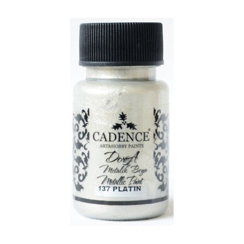 Platino. Dora metallic paint de Cadence. DO137. Todo Cadence en L'aura Bella tu tienda online