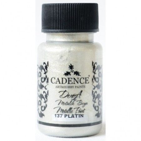 Platino. Dora metallic paint de Cadence. DO137. Todo Cadence en L'aura Bella tu tienda online