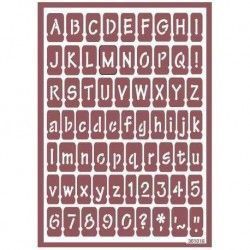 Plantilla de estarcido para acido  stencil flex. Todo para manualidades y pitnura en L'aura Bella tu tienda online