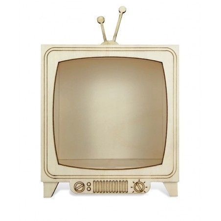 Televisión antigua de madera. Dayka917P. Todo Dayka en L'aura Bella tu tienda de manualidades, pinturas y scrap