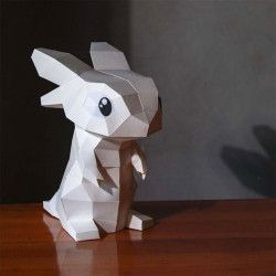 Baby Dragon Art Model 3D. Kit DIY figura papel. BABTWH. Todo Papercraft World en L'aura Bella tu tienda 3