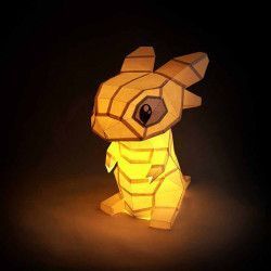 Baby Dragon Art Model 3D. Kit DIY figura papel. BABTWH. Todo Papercraft World en L'aura Bella tu tienda 4