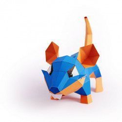 Mouse, Art Model 3D. Kit DIY figura papel. MOUTBL. Todo Papercraft World en L'aura Bella tu tienda