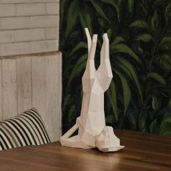 Yoga cat. Gato Art Model 3D. Kit DIY figura papel. YOGTWH. Todo Papercraft World en L'aura Bella tu tienda 4