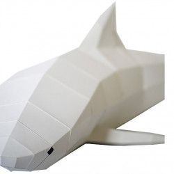 Tiger Sharks Wall Art Model 3D. Kit DIY figura papel. SHAWBW. Todo Papercraft World en L'aura Bella tu tienda 2