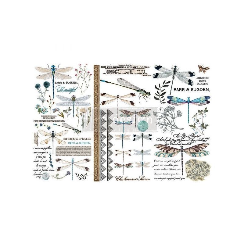 REDESIGN DECOR TRANSFERS® Spring Dragonfly 653392. Los mejores transfers de Redesign en L'aura Bella