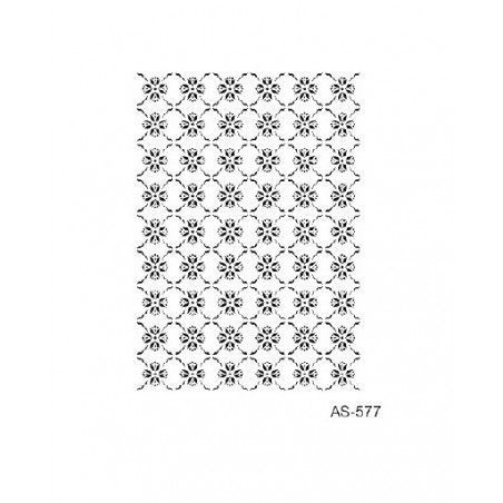 Plantilla stencil, estarcido flores, flondo AS577. Cadence. Los mejores productos en L'aura Bella tu tienda online