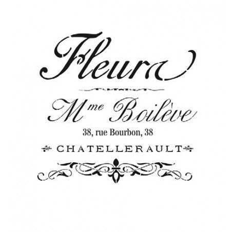 Plantilla stencil, estarcido FLeura, palabras HDM40. Cadence. Los mejores productos en L'aura Bella tu tienda online