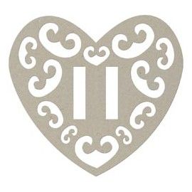 Hebilla con forma de corazón