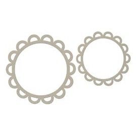 Marco con forma flor (2pzs.)