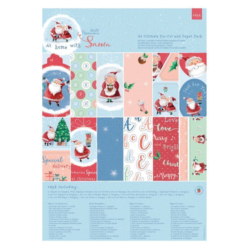 home with Santa. papermania. scrapbooking colección. Los mejores productos en L'aura Bella tu tienda online