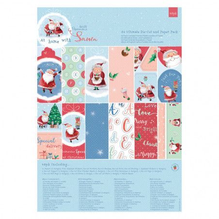 home with Santa. papermania. scrapbooking colección. Los mejores productos en L'aura Bella tu tienda online