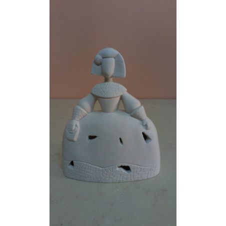 Menina Trencadis escayola. 17 cm. 1805. Los mejores productos en L'aura Bella tu tienda online