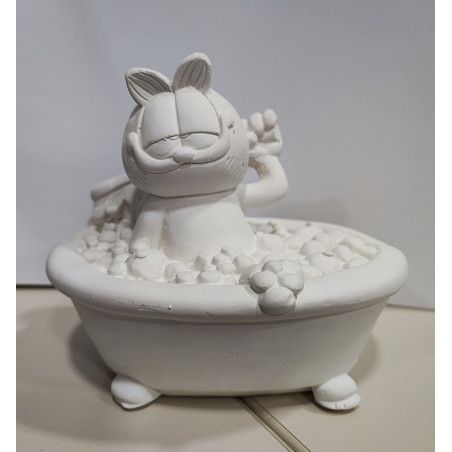 Garfield en la bañera. escayola.13 cm. Los mejores productos en L'aura Bella tu tienda online